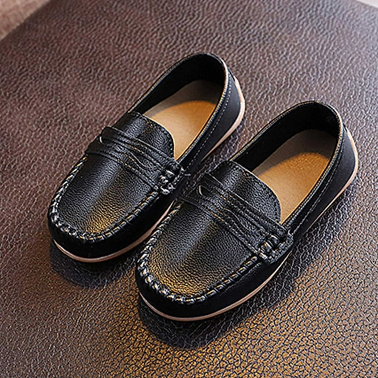 Cathalem Boys School Uniform Dress Shoes Casual Oxford Flats Toddler Girl Dress  Shoes 6 12 18 24 Months 2.5-7 Years (Black,5.5-6 Years) - Walmart.com