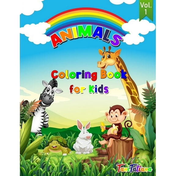 Animals Coloring Book For Kids Vol. 1, (Paperback)