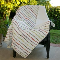 Greenland Home Fashion Bella Ruffle Accessory Throw Blanket - Multi 50x60"