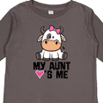 thumbnail image 4 of Inktastic My Aunt Loves Me Girl Cow Girls Long Sleeve Toddler T-Shirt, 4 of 5