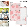 thumbnail image 3 of Dreamtimes 16x28 Inch Face Hand Towel Set Pink Peach Hearts Cotton Washcloths, Quick-Dry Highly Absorbent Bath Towels 2 Pcs for Bathroom Ktichen Travel SPA Gym, 3 of 7