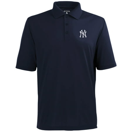 - New York Yankees Antigua Desert Dry Xtra-Lite Team Polo - Navy Blue