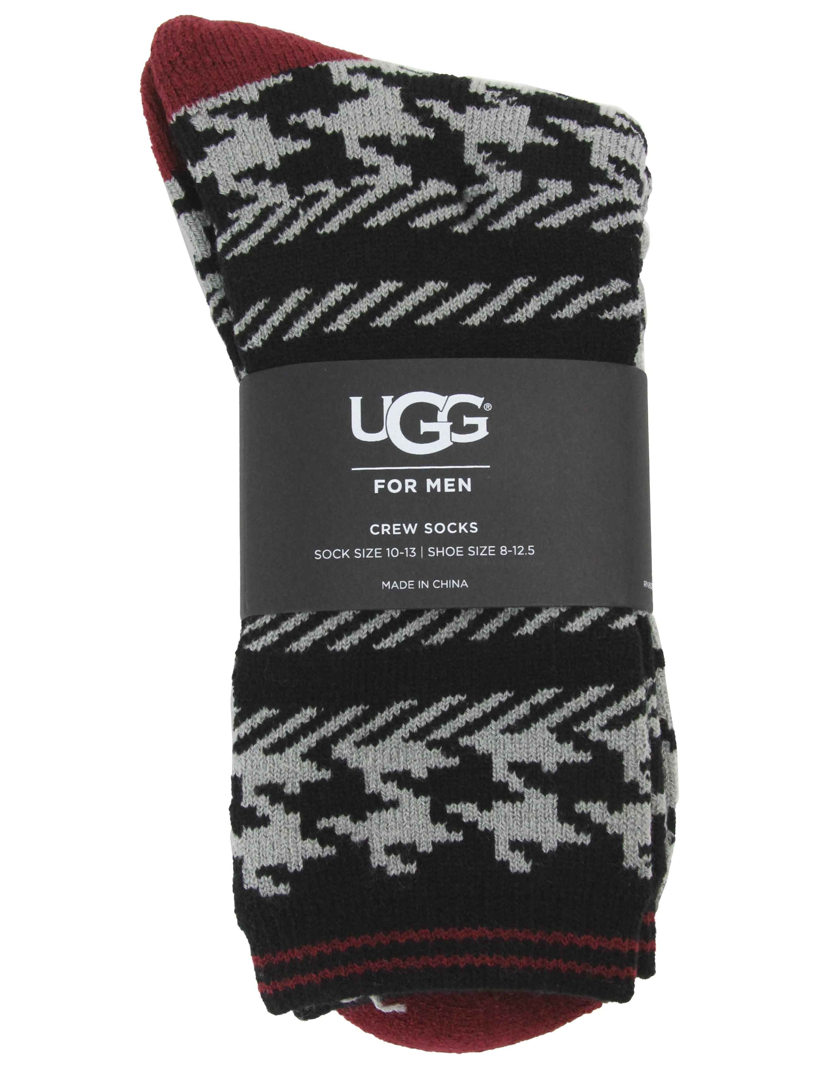 UGG - Ugg Men's Houndstooth Crew Socks 