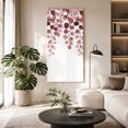 thumbnail image 2 of Canvas Wall Art, Red Eucalyptus Leaves Framed Canvas Prints for Hallway Bedroom, Watercolor Floral Leaf Plants Oversized Gallery Wrapped Wall Decor for Home Office, Gifts, 24"x48" Ship Next Day, 2 of 9