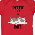 thumbnail image 4 of Inktastic Pittie Life is Ruff Spotted Pit Bull Boys or Girls Baby Bodysuit, 4 of 5