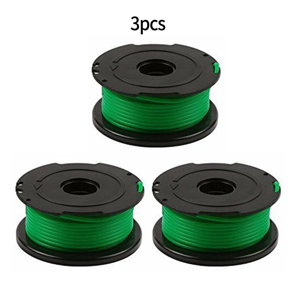 3pc SF-080 String Trimmer Spool Line Replacement For Black & Decker GH3000  Model 