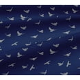thumbnail image 5 of oneOone Viscose Jersey Fabric Bird Ikat Print Fabric BTY 60 Inch Wide, 5 of 5