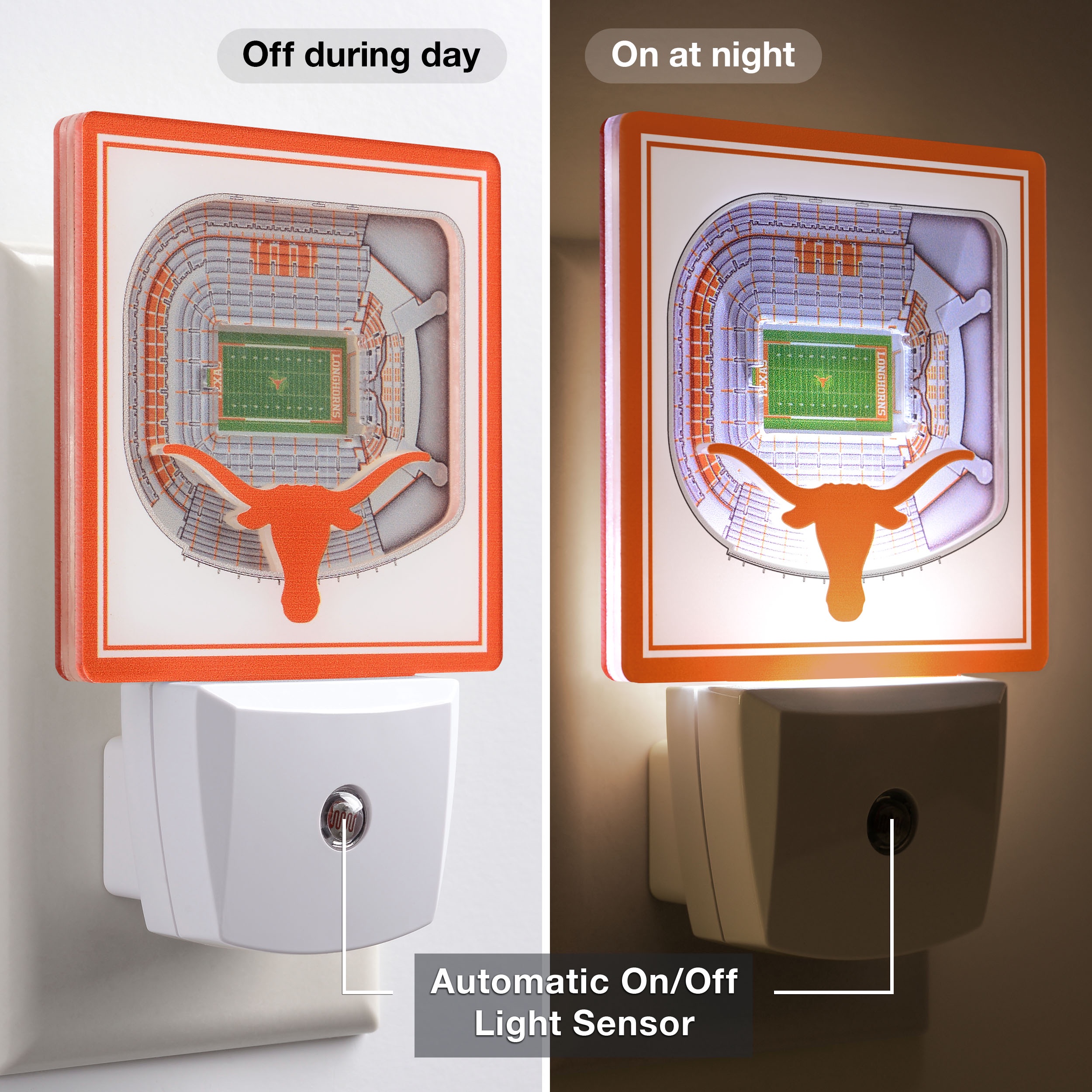 Texas Longhorns StadiumView Nite Light