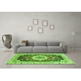 thumbnail image 3 of Ahgly Company Indoor Round Abstract Green Modern Area Rugs, 7' Round, 3 of 4