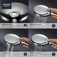 thumbnail image 2 of Grohe Rainshower 26604EN0 Hand Shower Kit - 3 Sprays, 1.75 gpm in Grohe Brushed Nickel, 2 of 5