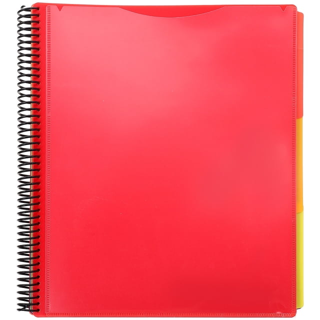Carpeta de archivos en espiral Organizador de documentos en espiral Organizador de carpetas de archivos Contenedor de archivos