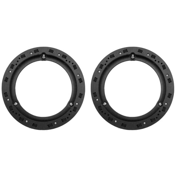 Mitsubishi 2008-2015 Lancer & 2007-2016 Outlander 6 1/2" 6.5" Front Or Rear Door Speaker Adapter Spacer Rings - SAK107_55 - 1 Pair