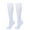 White, variant on Xfvqtps Men Knee High Socks Solid Color Fitness Elastic for Nursing Travel Running Beige