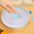thumbnail image 4 of Rotating Snack Box Snack Rotating Container With Lid 5 Compartment Dispenser Damp Proof Sealed Portable Kids Fruit Rotating Holder for Lunch Food, 4 of 7