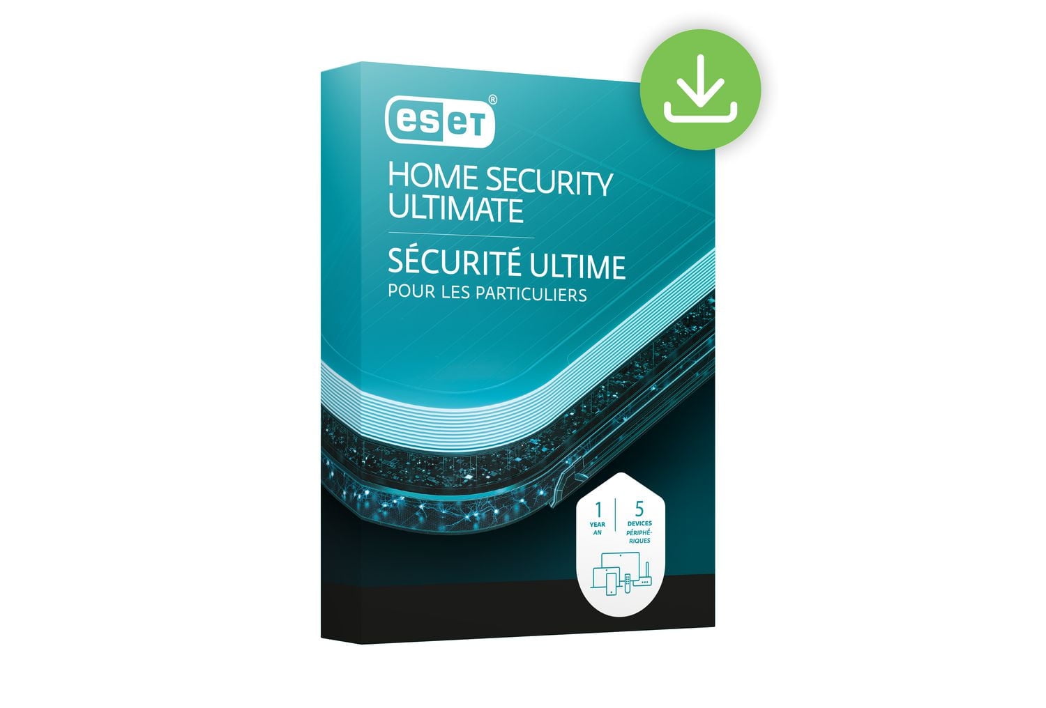 ESET Home Security Ultimate - 5 Device, 1 Year [Digital Code]