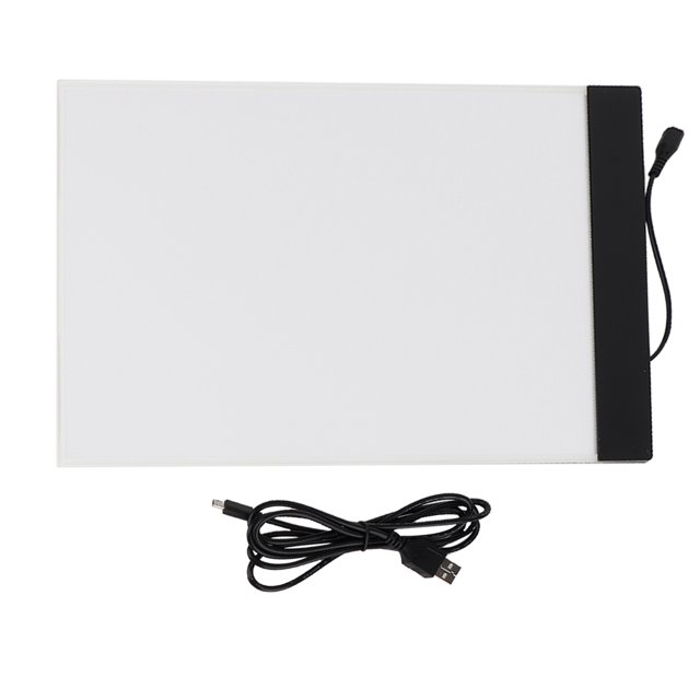 Tablero de arte LED A4, panel de luz, tablero de mesa de dibujo para niños artistas (sin atenuación)