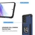 thumbnail image 2 of FIEWESEY for Samsung Galaxy A73 5G Phone Case Military Grade Drop Rugged Cover Anti-Scratch Protective 360° Rotate Kickstand Sturdy Shockproof Phone Cover for Samsung Galaxy A73 5G(Blue), 2 of 7