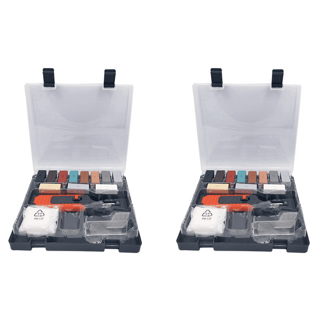 2X Ceramic Tile Repairing Tool Set Scratch Repairing Crack Fill Tile DIY Floor Repair Kit Fix Wax Scratches Mending Tool