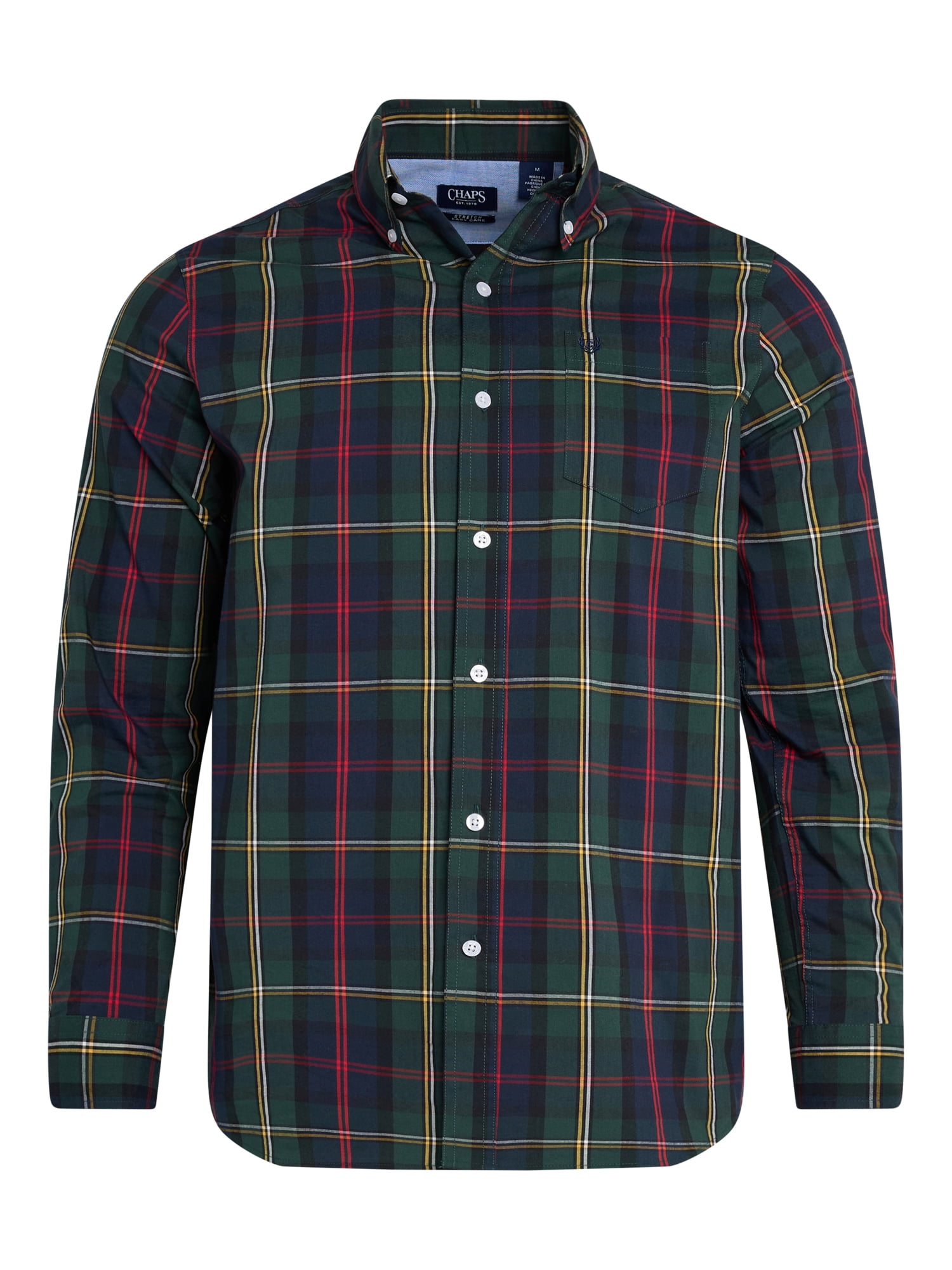 Chaps Men's & Big Men's CVC Woven Shirt, Sizes S-3XL