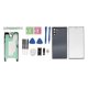 thumbnail image 1 of Replacement Back Glass Cover Front Screen Glass Repair Kits for Samsung Galaxy Note 10 Black, 1 of 5