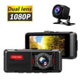 thumbnail image 3 of Auto Dash Camera Front and Rear with Night Vision Dash Cam,Full Hd 1080P Front and Rear Dash Camera for Cars,Night Vision,3.16 Inch Ips Screen,Motion Detection,Support the Recording, 3 of 9