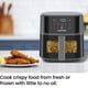 thumbnail image 2 of Chefman - Freidora de aire 6 QT para comidas rápidas y fáciles, tecnología Hi-Fry para extra crujiente, ventana de fácil visualización, controles táctiles, antiadherente, apto lavavajillas, gris, 2 of 5