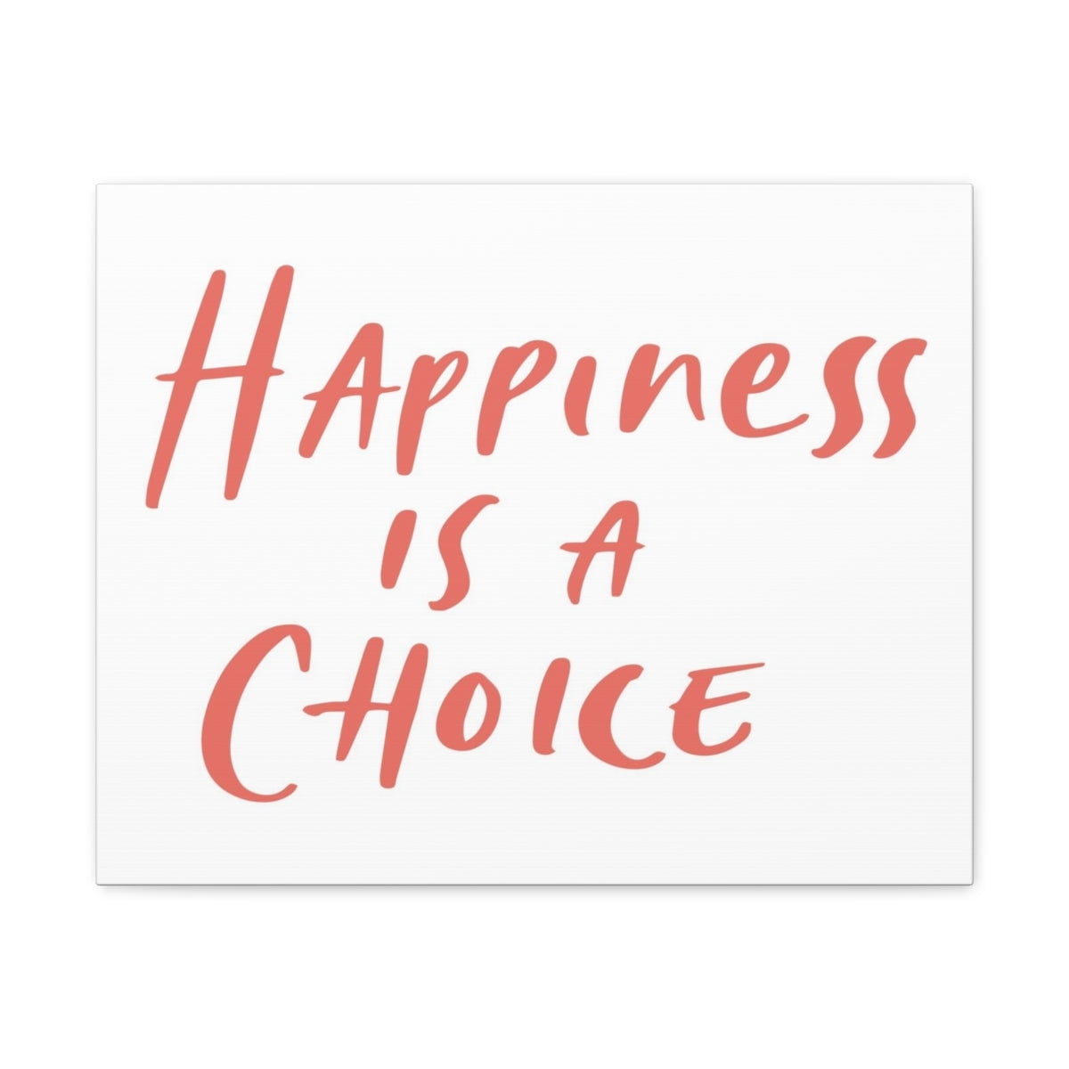 Inspirational Wall Art Happiness Is A Choice Red Motivation Wall Decor