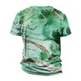 thumbnail image 4 of European And American Round Neck Casual Ethnic Style Retro Printed Short Sleeve T-shirt Top L, 4 of 5