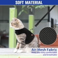 thumbnail image 5 of PUPTECK Adjustable Cat Harness with Leash, Checkered Frills Soft Mesh cat Vest Harness Puppy Padded Pet Harnesses for Small Medium Large Cats, 5 of 7