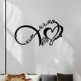 thumbnail image 6 of Custom Personalized Couples Metal Sign with Rose Detail - Custom Love & Anniversary Wall Art with Names and Date, 6 of 6