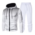 thumbnail image 1 of Produk Classification Men's Suits — Product Title Mens Winter Sports Plus Polka Print Zip Hoodie and Jogger Set, 1 of 2