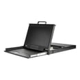 thumbnail image 3 of StarTech.com Rackmount KVM Console HD 1080p, Single Port VGA KVM with 17" LCD Monitor for Server Rack, Fully Featured 1U LCD KVM Drawer with Cables & Hardware, USB Support, 50,000 MTBF - 17in. LCD KVM Console (RKCONS17HD) - KVM console with KVM switch - 1 ports - USB - 17.3" - rack-mountable - 1920 x 1080 Full HD (1080p) @ 60 Hz - 300 cd/m�� - 800:1 - VGA - black - 1U, 3 of 7