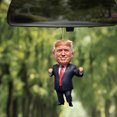 thumbnail image 4 of SunyaMood - Divertido adorno colgante de T-rump (acrílico), creativo, para coche, mochila, llavero, decoración para árbol de Navidad, el mejor regalo para amigos (B), 4 of 8