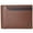 Cognac/Black, variant on Mens Genuine Goat Nappa Leather Bi-Fold Top Front Pocket RFID Wallet (Black/Cognac)