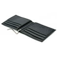 thumbnail image 5 of RFID Blocking Genuine Leather Money Clip Men's Bifold Wallet Card Holder, 5 of 9