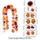 thumbnail image 3 of Hoja de Arce Artificial de Ratán para Halloween | Plástico Multicolor | 200 Cm | Decoración para El Hogar | Arreglo Escénico | 1 Unidad, 3 of 6