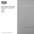 thumbnail image 4 of Vigo All-in-One 36" Stainless-Steel Farmhouse Kitchen Sink and Milburn Stainless-Steel/Matte Black Faucet Set, 4 of 7