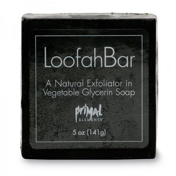 Primal Elements LBARSV Smokey Vetiver 5.0 oz. LoofahBar Soap