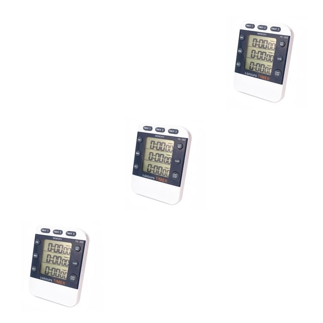 Temporizador de cocina digital Inteprter con pantalla grande cuenta atrás recordatorio deportivo reloj despertador