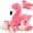 Red-Flamingo, variant on MorisMos 18'' Plush Flamingo Stuffed Animal Mommy Stuffed Flamingo with 4 Babies