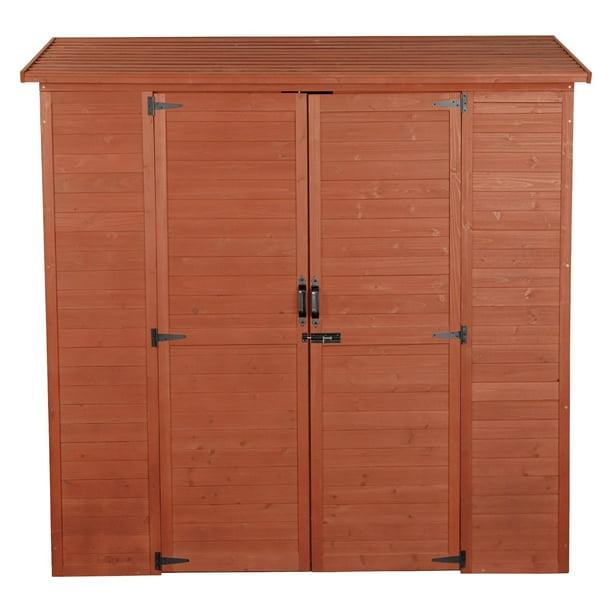 Leisure Season ExtraLarge Storage Shed, Medium Brown