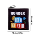 thumbnail image 3 of Color Soft Book Fabric Baby Cloth Books Early Education Toys 8 Page Washable, 3 of 8