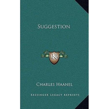 Suggestion Hardcover