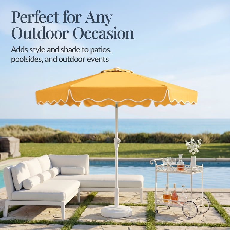 costway patio market offset umbrella base stand with sandbags Fillable Umbrella Base with 2 Sandbags and Dust-proof Cover