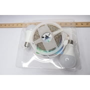 Tzumi Aura LED ColorKit Trio 75-Watt Equivalent A21 Dimmable Multi-Color and LED Light Strip 6500K (2-Pack)