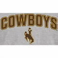 thumbnail image 2 of Men's Ash Wyoming Cowboys Proud Mascot Long Sleeve T-Shirt, 2 of 2