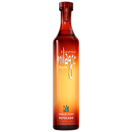 Milagro Reposado Tequila, 750ml Glass Bottle, 40% ABV 80 Proof