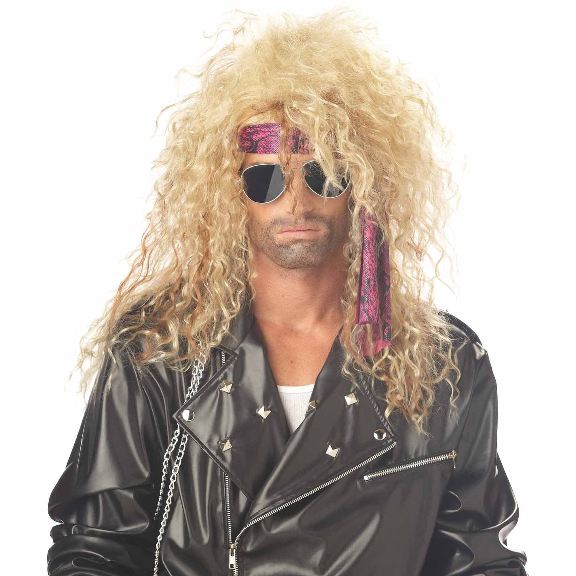 Mens Wig Boy Band Short Blonde  Fancy Dress Costume Party Accessory 