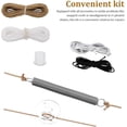 thumbnail image 3 of shiyou-RV Pleated Shade Repair Kit, Camper Van Window Shades Blind String Repair Replacement Kit for Trailer Pleated Shade, RV Blinds Maintenance Kit, Cords, Cord Retainers, Bushings, Springs (White), 3 of 4