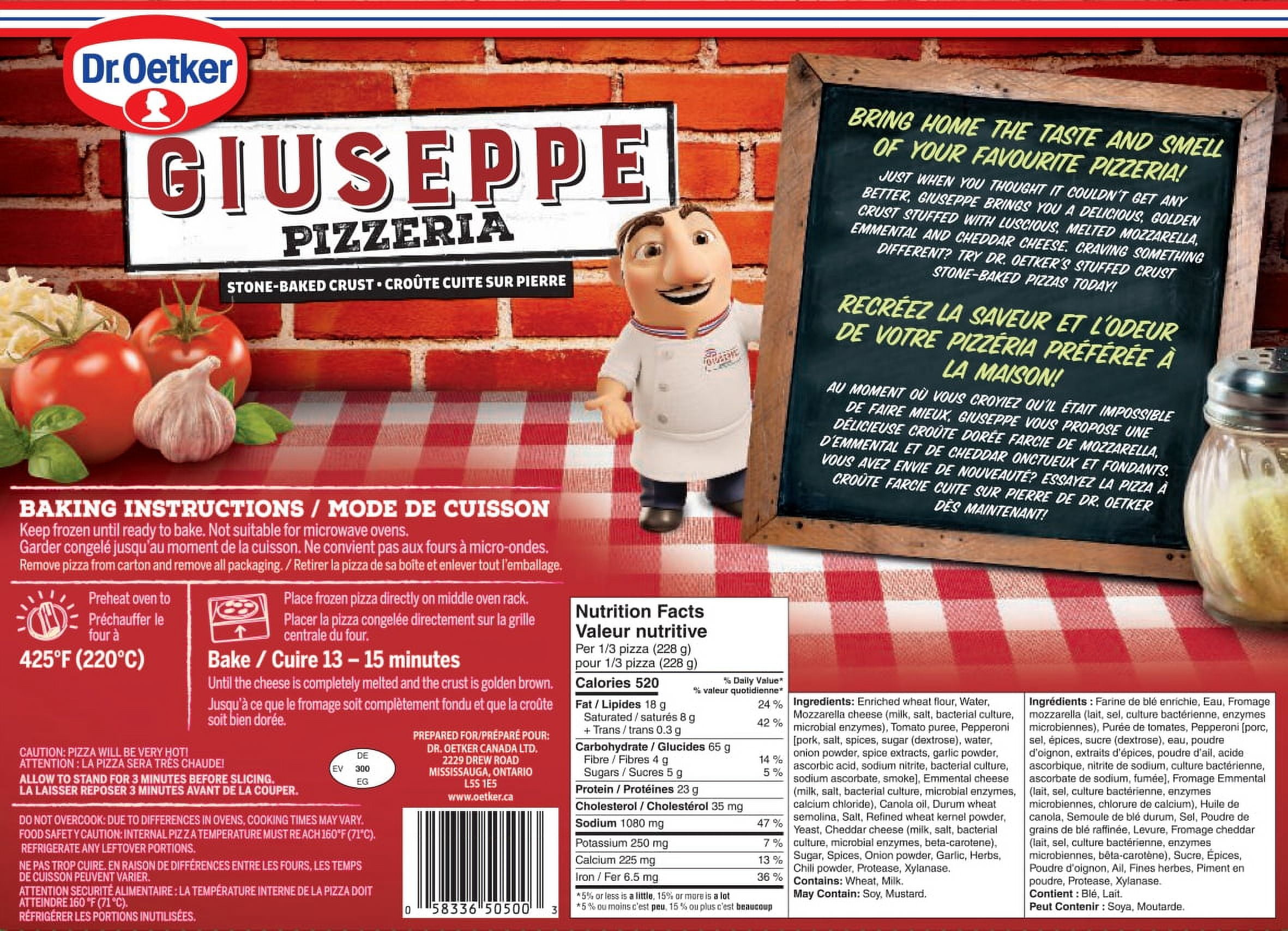 GIUS STD CRST PEPP - FRENCH Pizza Croûte far Giu Pepp